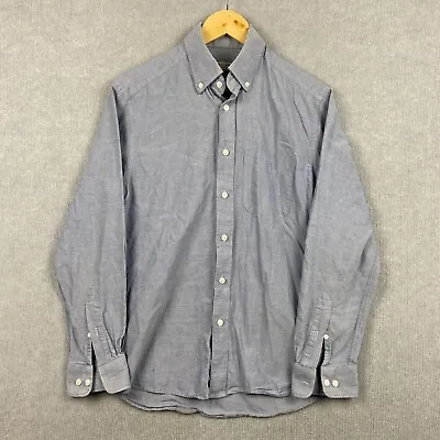 RM Williams Shirt Mens Small Light Blue Button Down Long Sleeve Chest Pocket • $14.95