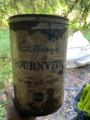 Cadbury Bournvita Chocolate Tin Vintage • £10