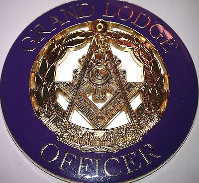Freemason Masonic Grand Lodge Officer Car Emblem • $13.99