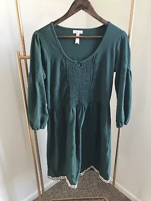 Women’s Matilda Jane Green Vintage Nadine Fancy Charlie Dress Size M Medium • $19.99