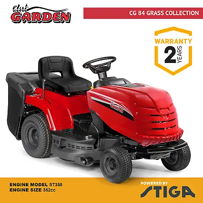 Ride On Mower 84M Club Garden CG84 352cc Stiga Engine 84cm/33in Grass Collection • £1699.99