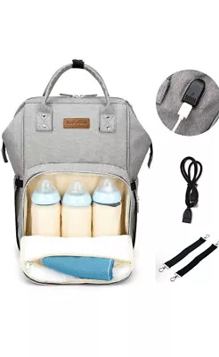 Baby Changing Bag Diaper Backpack Large Nappy Bag Maternity Rucksack Waterproof • £24.99