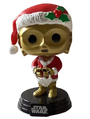 Funko Pop #276 Star Wars C-3PO Santa Droid Vinyl Bobblehead 2018 Figure No Box • $29.95