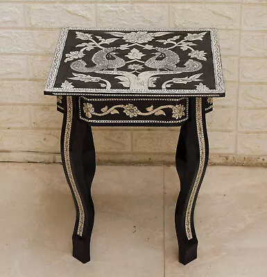 Handmade16  Square Side Coffee Table  Persian Design Mother Of Pearl Inlay • $220