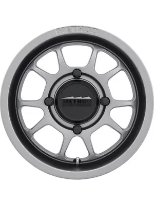 Method MR409 15x10 5+5/0mm Offset 4x136 106.25mm CB Steel Grey W (MR40951047455) • $780.40