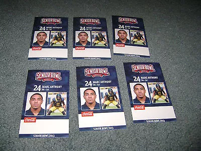 Marc Anthony California Golden Bear 2013 Senior Bowl Rookie Card Lot NFL 6 Cards • $25