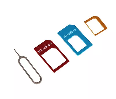 Convert Nano SIM Card To Micro Standard SIM Adapter Set For XiaoMi RedMi Note Sx • $0.99