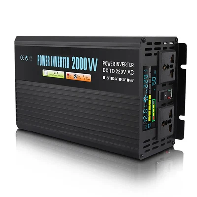 £89.95 • Buy 2000W Car Power Inverter DC 12V To AC 220V Converter Modified Sine Wave Inverter