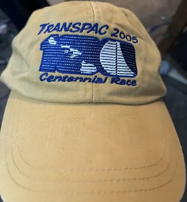 Transpac 2005 Centennial 100 Yacht Race Adams Plan B - Adjustable Hat/Cap • $19.95