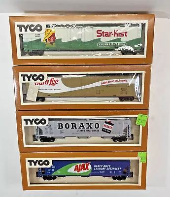 Ho Tyco Billboard Advertising Train Box Hopper Car Lot Boraxo Ajax Starkist Tuna • $34