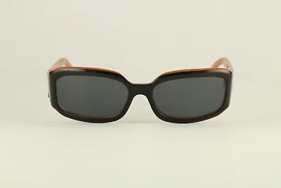 Rare Authentic Vintage Chanel 5097 C.839 Black Orange 61mm Sunglasses Italy • $479.46