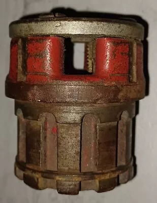 $35 • Buy RIDGID 3/8  NPT DIE Threader Threading HEAD Fits 111-R Ratchet W/ Teeth.  EE1-1