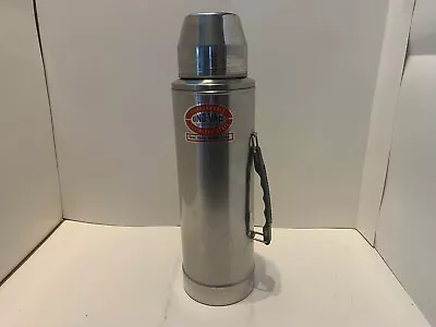 $19.54 • Buy Uno Vac Thermos 1 Qt 32oz Stainless Steel Unbreakable Vacuum Bottle Camping Work