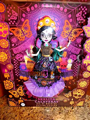 Monster High Howliday Dia De Muertos Skelita Calaveras Doll Mint  In Shipper • $129.99