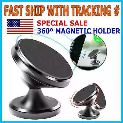 Super Magnetic Car Mount 360 Degree Dashboard Holder For Cell Phone Universal • $6.99