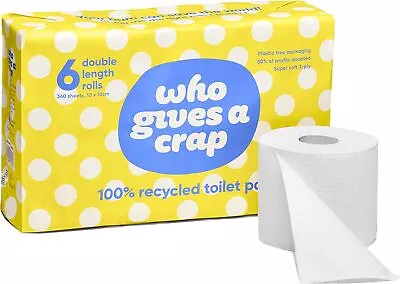 Who Gives A Crap 3Ply Toilet Paper (Pack Of 6) • $24.95