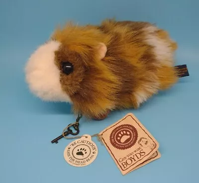 Boyds Bear Plush Guinea Pig George With Key & Tags 55215 7” Long Stuffed Animal • $16.19