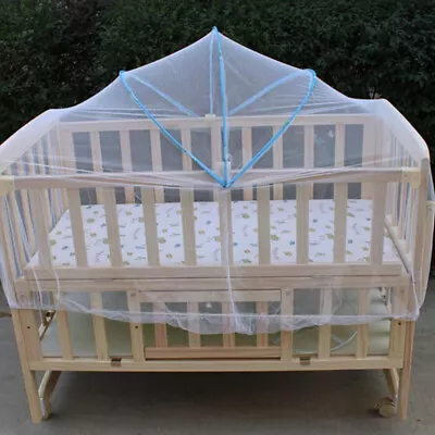 Infant Baby Cradle Bed Mosquito Net Foldable Netting Cover Canopy Crib Cots Tent • $15.01