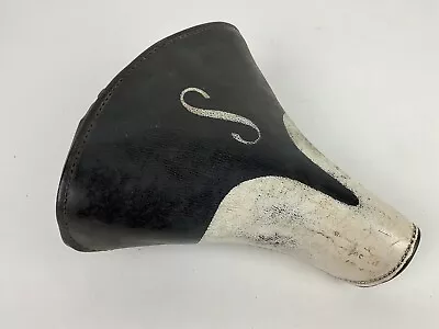 Vintage Mesinger SCHWINN Black & White Bike Bicycle SEAT • $29.95