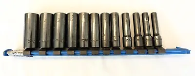 Matco SADPMA12R 5- 15mm Deep Impact Non Slip Socket Set 1/4 Drive - Used • $115