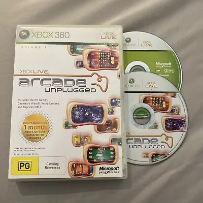 Xbox Live Arcade Unplugged Volume 1 Xbox 360 Game PAL *FREE SHIPPING* Xbox Games • $13.99