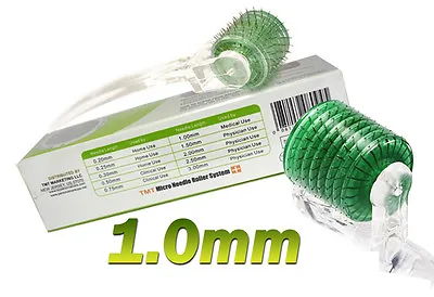 192 Micro Pin Green Skin Roller 1.0 Mm  Anti-aging Anti Wrinkles Derma Scars • $18.31