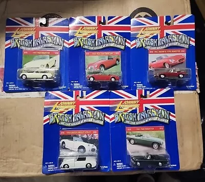 Johnny Lightning British Invasion Lot Of 5 Sprite Roadster MGA MGB  • $15.99