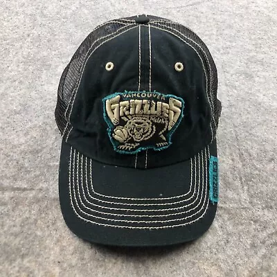 Vancouver Grizzlies Hat Cap Snapback Black Mesh Back Embroidered Throwback • $24.95