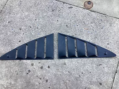 Vtg. OEM 74-78 Ford Mustang II Cobra Rear Side Quarter Window Louvers PAIR • $169.95