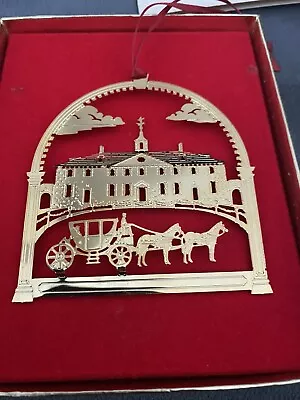 Mount Vernon Christmas Ornament 1991 In Box • $19.99