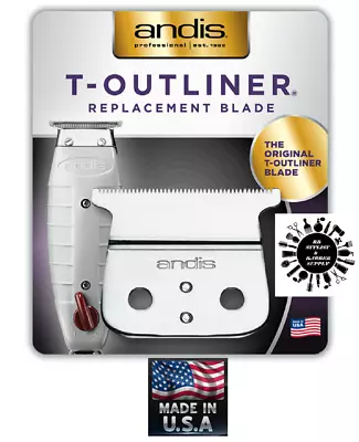 Replace Andis #04521 Close-cutting T-Blade For T-Outliner Trimmer GTO/GO/SL/SLS • $15.99