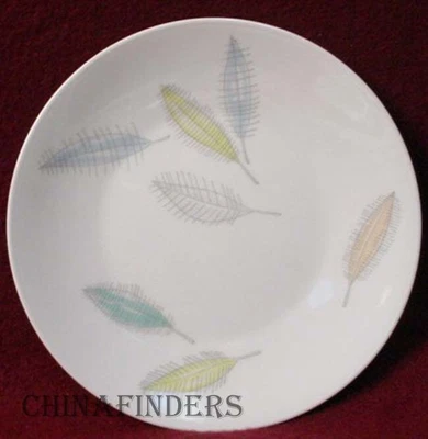 $7.17 • Buy ROSENTHAL Germany BUNTE BLATTER - LEAVES Bread Plate - 6  - Raymond  Loewy