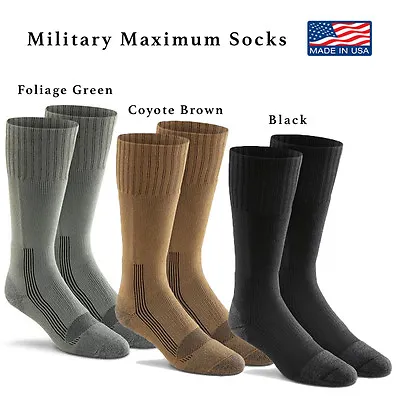 Military Tactical Boot Socks Wick Dry Made USA NEW 6074 Fox River Maximum • $14