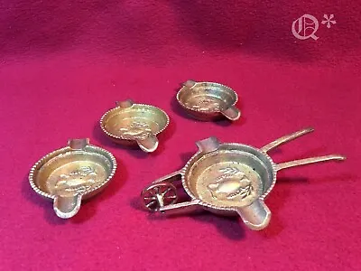 1950s Judaica Jewish Brass Set ASHTRAY Israel • $50