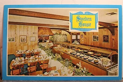 Ad Sweden House Smorgasbord Postcard Old Vintage Card View Standard Souvenir PC • $0.50