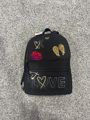 Victoria's Secret Black Backpack NWT • $45