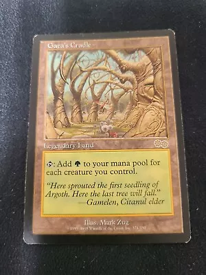 Magic The Gathering MTG Gaea's Cradle HP  Urza's Saga • $650