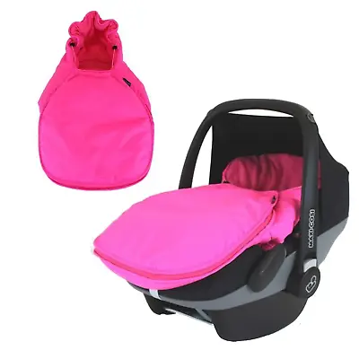 Carseat Footmuff Raspberry Pink Fits Graco Logico Auto Baby Pram Travel System • £10.45