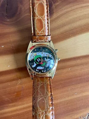 Armitron Marvin The Martian Watch Musical Quartz - Untested And Bad Wristband • $12