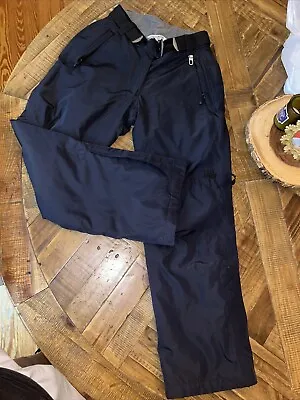 Marker UT-19 Ski Pants  Women Size 4 Black Nylon Zip Ankle Gore Tex • $16.20