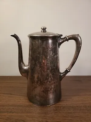 Antique Meriden B.  Company Quadruple Silver Plated Teapot • $34.99