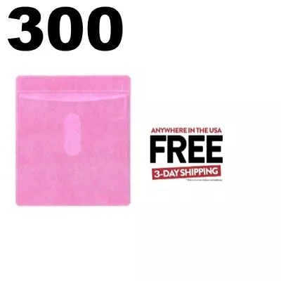 300 CD Double-sided Plastic Sleeve Pink **1-3 DAYS • $23.75