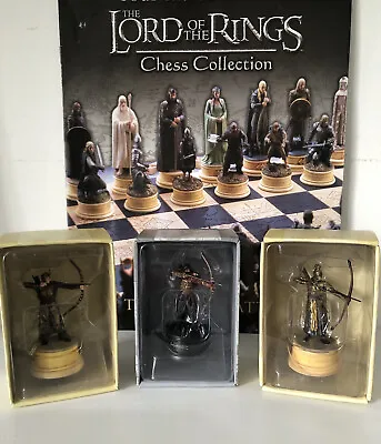 £30 • Buy Eaglemoss Lord Of The Rings Chess Collection Set 2 Archers Nos: 47, 50 And 58.