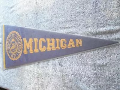 Vintage University Of Michigan Pennant (30 X 12) • $40