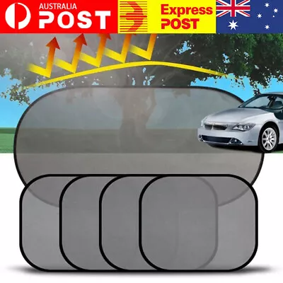 5 PCS Car Side Rear Window Screen Mesh Sun Shade Cover Windshield Sunshade Visor • $11.99