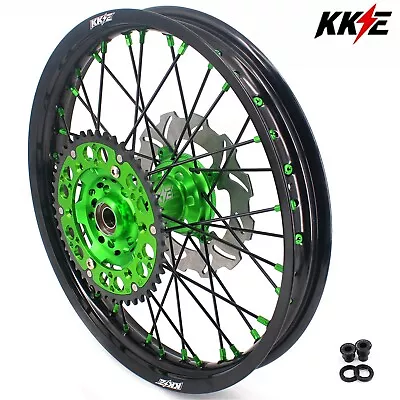 KKE 19  Rear Wheel For Kawasaki KX125 1993-2002 KX250 CNC Dirt Bike Black Spoke • $429