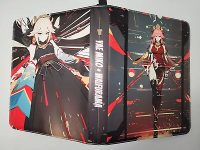 WAIFURAMA Card Binder Album Leather Zipper 3-Ring 9-pocket Anime Waifu Sexy • $66