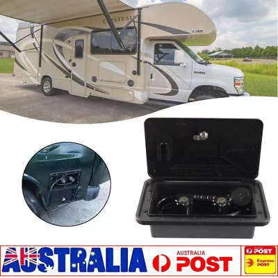 External Caravan RV Shower Box Kit Weatherproof Faucet For Camper Trailer Boat • $64.24