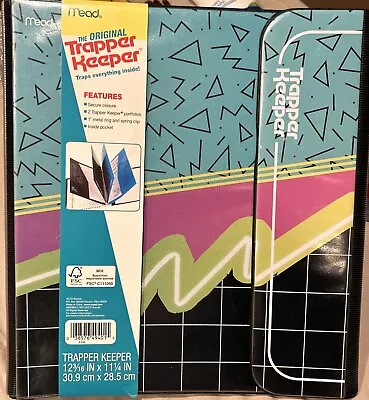 New Mead The Original Trapper Keeper Binder 2021 Edition 1  3 Prong W/ 2 Folders • $18.99