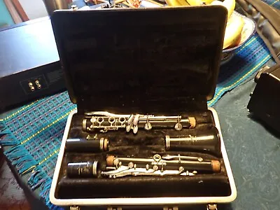 Bundy Resonite Clarinet By Selmer With Hard Carrying Case Untested As Is • $39.99
